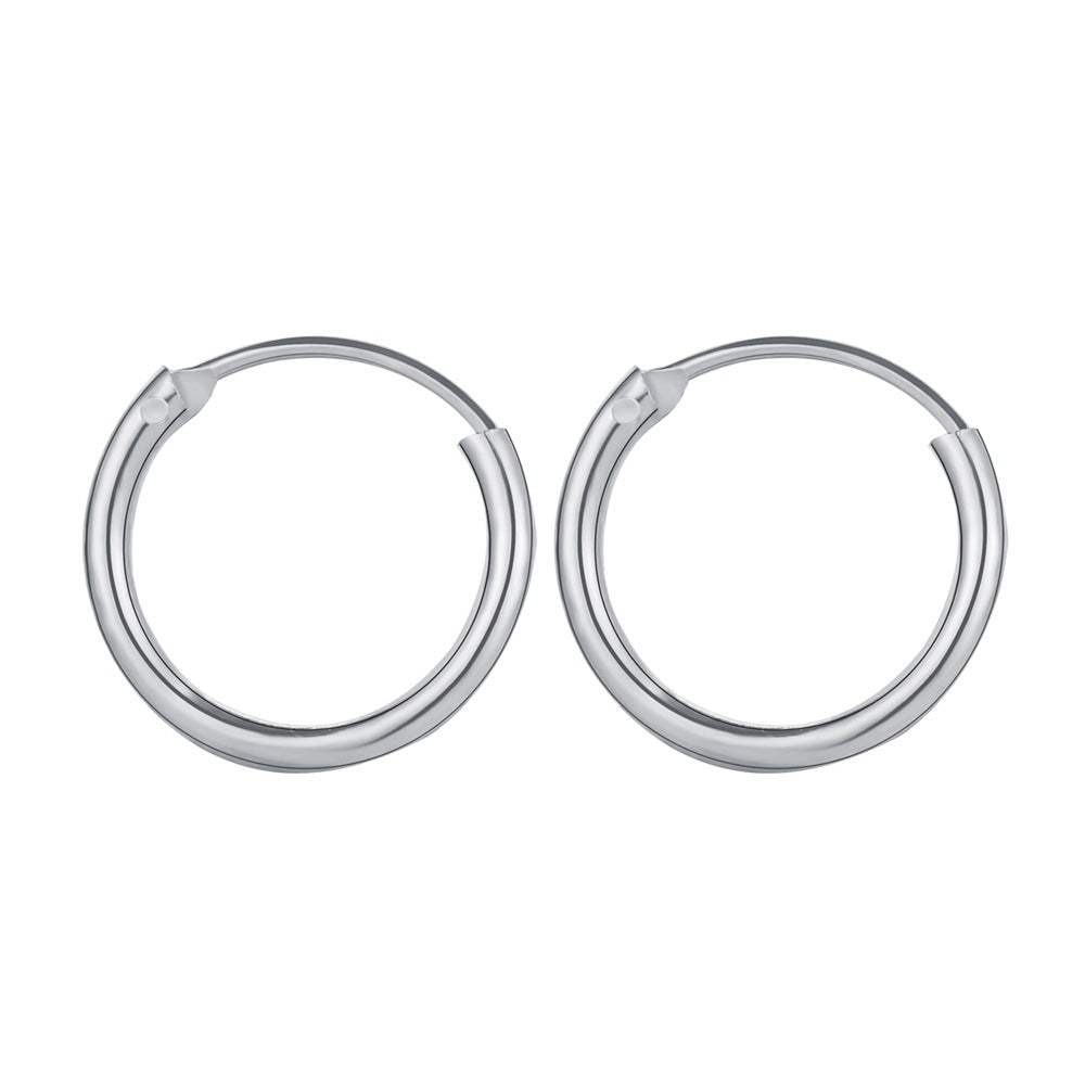 Wholesale Fashion Simple Round Circle Metal Creative Personality Hip Hop Earrings